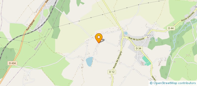 localisation de l'entreprise MADAME CHRISTIANE BERGER  HADOL