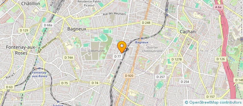 localisation de l'entreprise MADAME CHRISTIANE BERNARDI à BAGNEUX