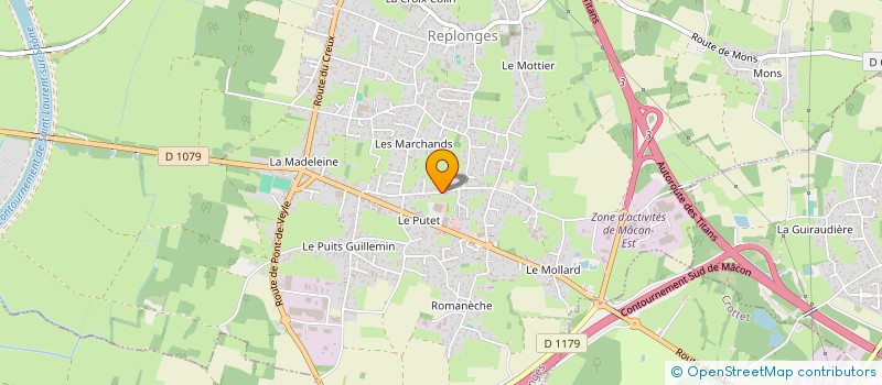 localisation de l'entreprise MADAME CHRISTIANE BERRY à REPLONGES