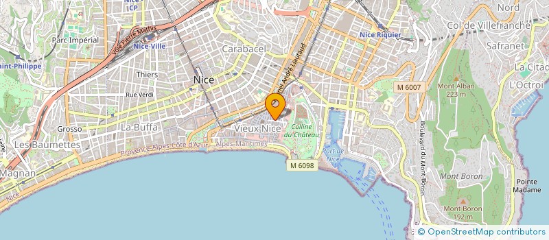 localisation de l'entreprise MADAME CHRISTIANE BIANCHI à NICE