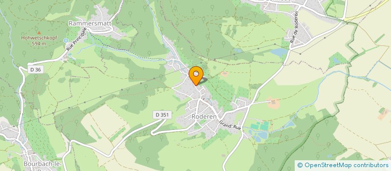 localisation de l'entreprise MADAME CHRISTIANE BICKEL  RODEREN