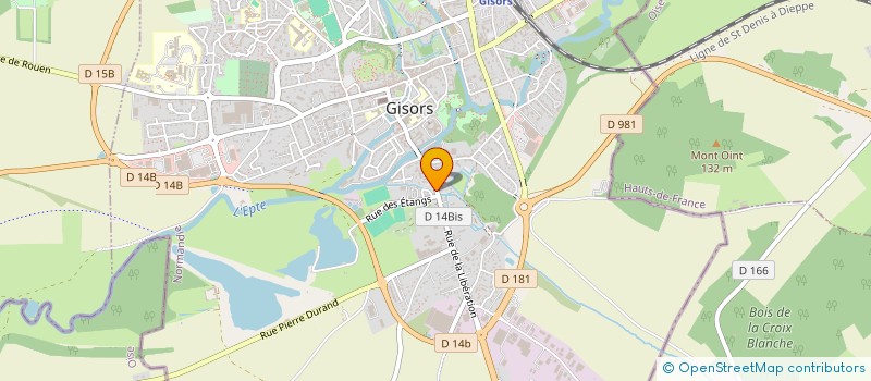 localisation de l'entreprise MADAME CHRISTIANE BIENNE  GISORS