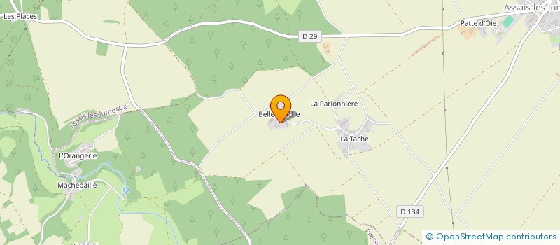 localisation de l'entreprise MADAME CHRISTIANE BIGOT  ASSAIS-LES-JUMEAUX