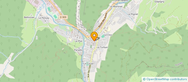 localisation de l'entreprise MADAME CHRISTIANE BINVIGNAT à THONES