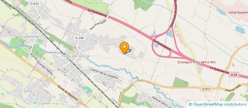 localisation de l'entreprise MADAME CHRISTIANE BITSCHENE  POEY-DE-LESCAR