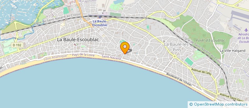 localisation de l'entreprise MADAME CHRISTIANE BIZARD à LA BAULE-ESCOUBLAC