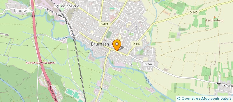 localisation de l'entreprise MADAME CHRISTIANE BLAES  BRUMATH