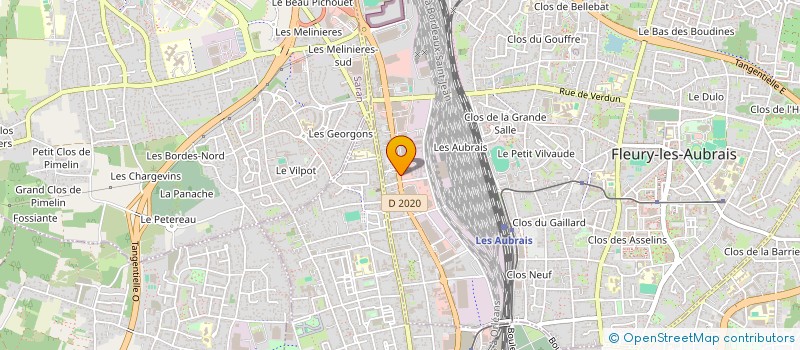 localisation de l'entreprise MADAME CHRISTIANE BLANC à FLEURY-LES-AUBRAIS