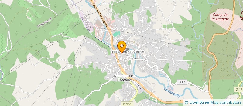 localisation de l'entreprise MADAME CHRISTIANE BLANC à TRANS-EN-PROVENCE