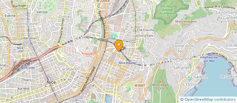 localisation de l'entreprise MADAME CHRISTIANE BLANC à NICE