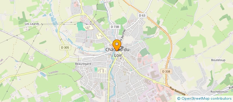 localisation de l'entreprise MADAME CHRISTIANE BLANCHARD  MONTVAL-SUR-LOIR