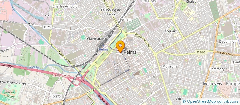 localisation de l'entreprise MADAME CHRISTIANE BLANJOIE  REIMS