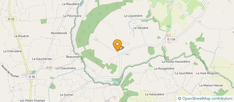 localisation de l'entreprise MADAME CHRISTIANE BLANPIED  SAINT-CYR-DU-BAILLEUL