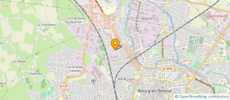 localisation de l'entreprise MADAME CHRISTIANE BLETON à VIRIAT