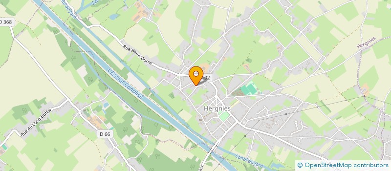 localisation de l'entreprise MADAME CHRISTIANE BLEUZE  HERGNIES