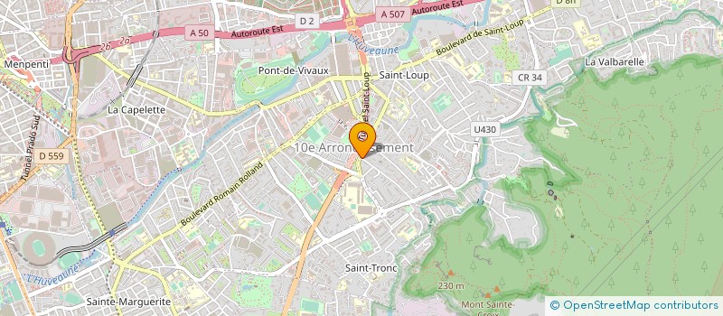 localisation de l'entreprise MADAME CHRISTIANE BOBKOFF à MARSEILLE 10EME