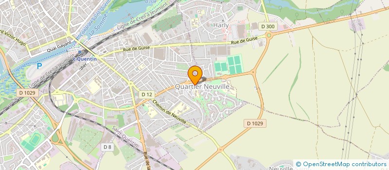 localisation de l'entreprise MADAME CHRISTIANE BOISSARD à SAINT-QUENTIN