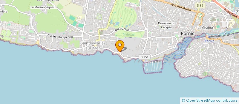 localisation de l'entreprise MADAME CHRISTIANE BOMMELAER  PORNIC