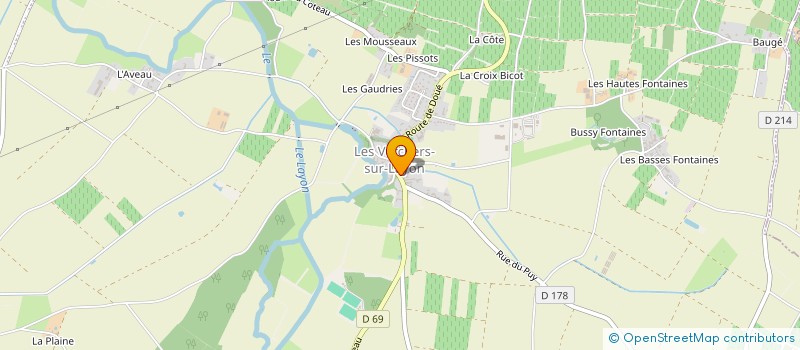 localisation de l'entreprise MADAME CHRISTIANE BONNEAU  DOUE-EN-ANJOU