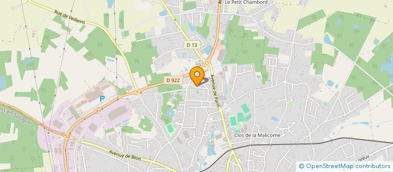 localisation de l'entreprise MADAME CHRISTIANE BONNET  ROMORANTIN-LANTHENAY