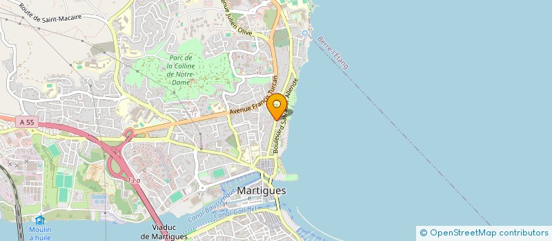localisation de l'entreprise MADAME CHRISTIANE BONNIOT à MARTIGUES