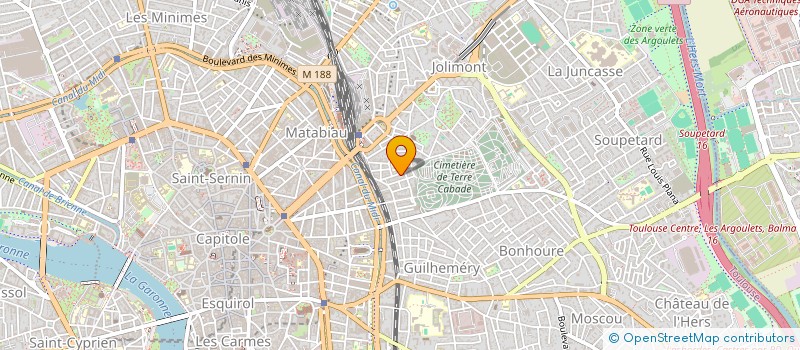 localisation de l'entreprise MADAME CHRISTIANE BORDES à TOULOUSE