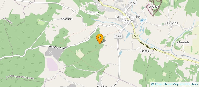 localisation de l'entreprise MADAME CHRISTIANE BORDIN  VENDOIRE