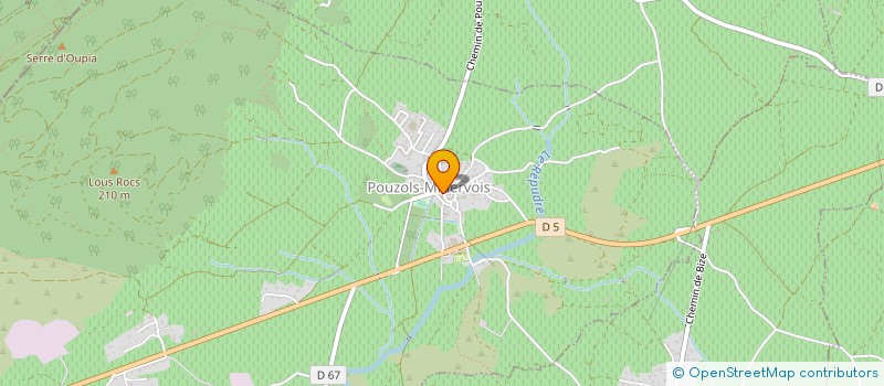 localisation de l'entreprise MADAME CHRISTIANE BORG  POUZOLS-MINERVOIS