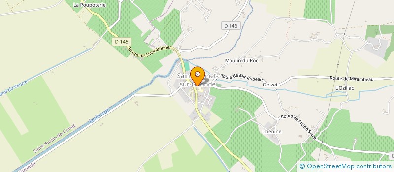 localisation de l'entreprise MADAME CHRISTIANE BORLON  MESCHERS-SUR-GIRONDE