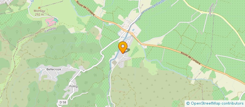 localisation de l'entreprise MADAME CHRISTIANE BOSC  CAMELAS