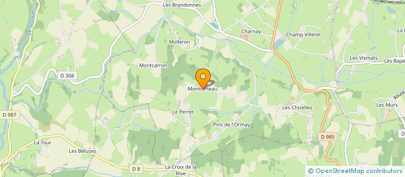 localisation de l'entreprise MADAME CHRISTIANE BOSLAND  CHASSIGNY-SOUS-DUN