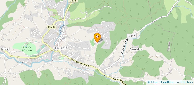 localisation de l'entreprise MADAME CHRISTIANE BOUCHET  DIEULEFIT