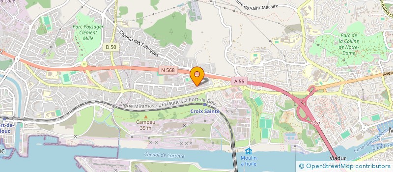 localisation de l'entreprise MADAME CHRISTIANE BOUDJEMA à MARTIGUES