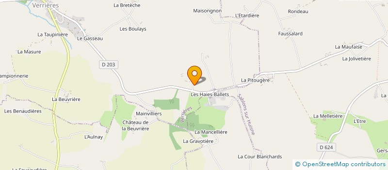 localisation de l'entreprise MADAME CHRISTIANE BOULAY à VERRIERES