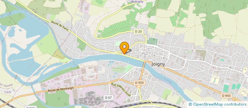 localisation de l'entreprise MADAME CHRISTIANE BOULITROP à JOIGNY