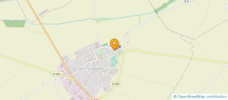 localisation de l'entreprise MADAME CHRISTIANE BOURBOIN  SAINT-SOUPPLETS