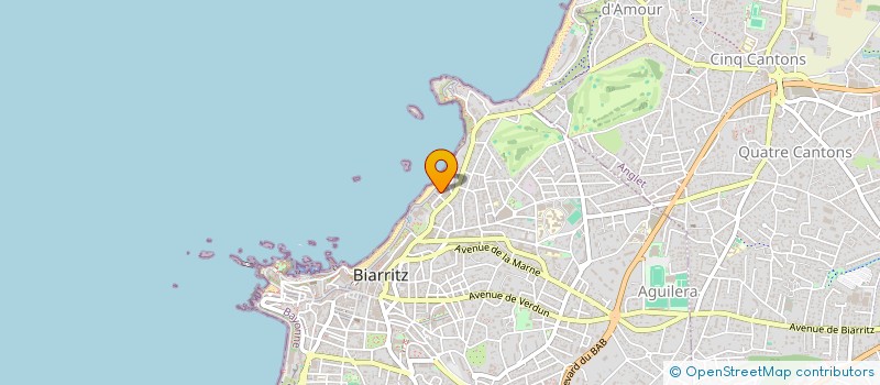 localisation de l'entreprise MADAME CHRISTIANE BOURDA à BIARRITZ