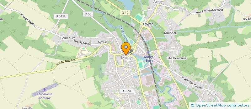 localisation de l'entreprise MADAME CHRISTIANE BOURGEON  MOUY