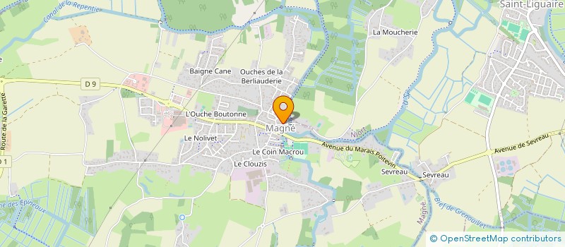 localisation de l'entreprise MADAME CHRISTIANE BOURRY à MAGNE