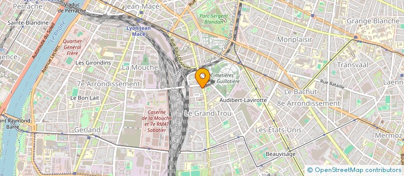 localisation de l'entreprise MADAME CHRISTIANE BRELOT  LYON