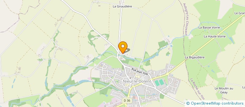 localisation de l'entreprise MADAME CHRISTIANE BRETON à NIEUL-LE-DOLENT