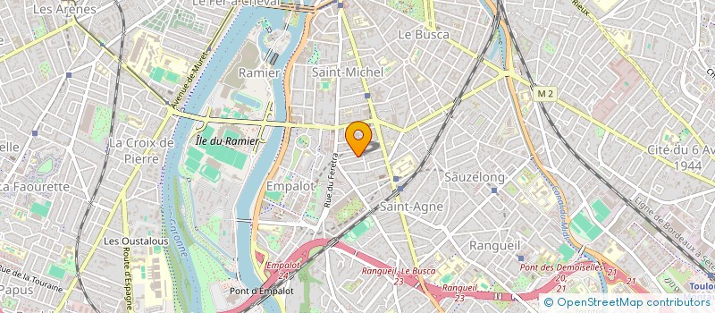 localisation de l'entreprise MADAME CHRISTIANE BRUN à TOULOUSE