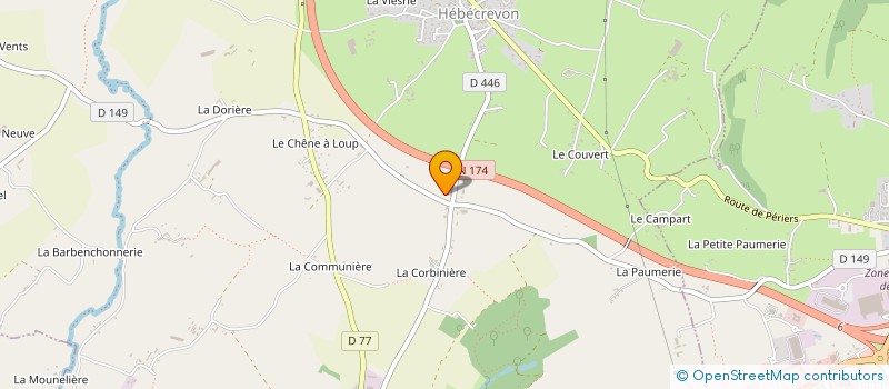 localisation de l'entreprise MADAME CHRISTIANE BRUYER  THEREVAL