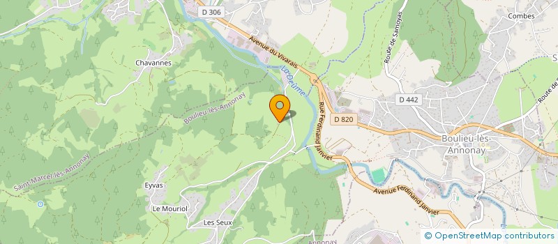 localisation de l'entreprise MADAME CHRISTIANE BRUYERE à BOULIEU LES ANNONAY