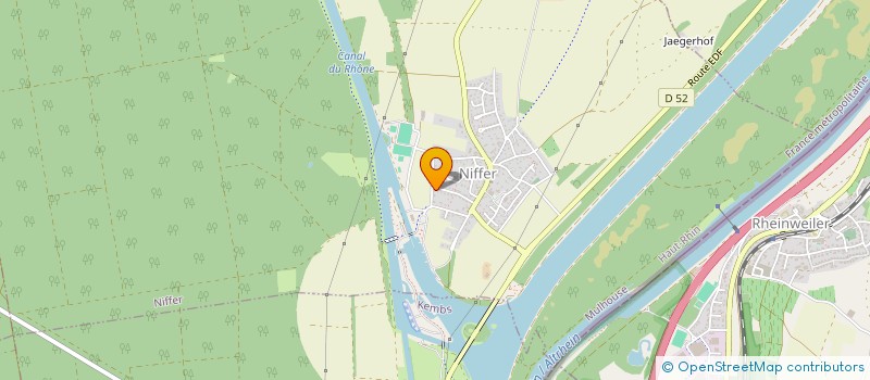 localisation de l'entreprise MADAME CHRISTIANE BUCHER  NIFFER