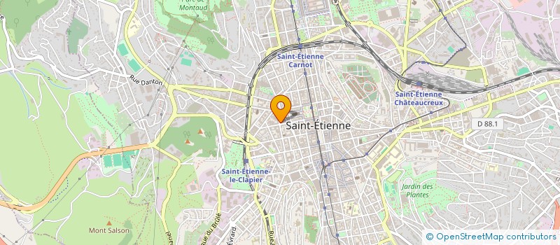localisation de l'entreprise MADAME CHRISTIANE BUISSON à SAINT-ETIENNE