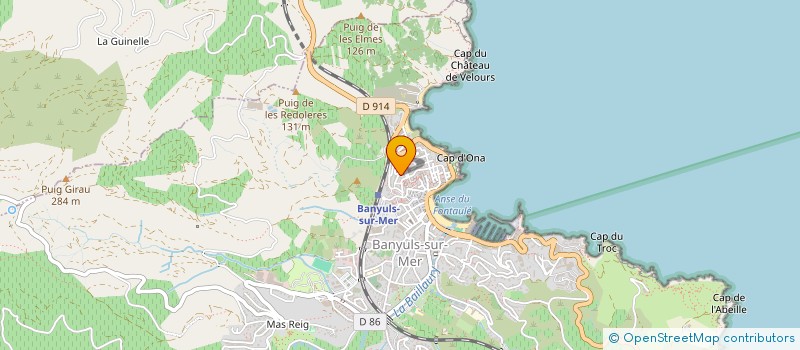 localisation de l'entreprise MADAME CHRISTIANE BUTTNER  BANYULS-SUR-MER