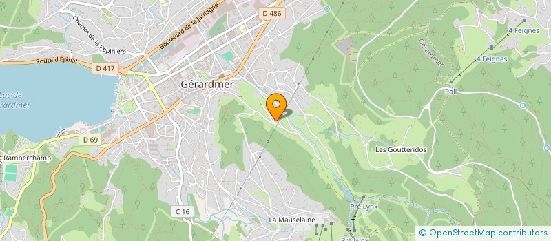 localisation de l'entreprise MADAME CHRISTIANE CARBONATI  GERARDMER