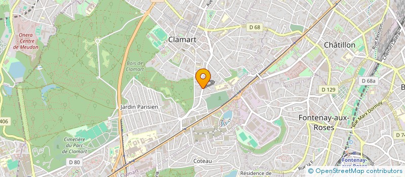 localisation de l'entreprise MADAME CHRISTIANE CARRASCO à CLAMART