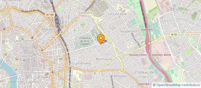 localisation de l'entreprise MADAME CHRISTIANE CASTILLON à TOULOUSE